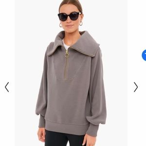 Varley vine Half zip - deep charcoal Small